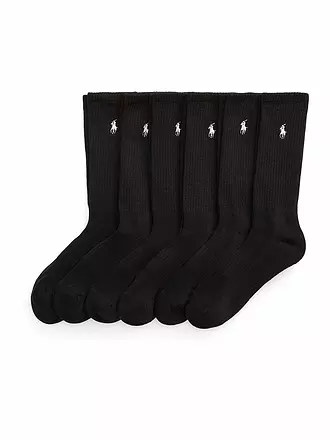 POLO RALPH LAUREN | Socken 6er Pkg. schwarz | 